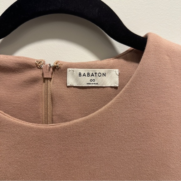 Aritzia Babaton Peach/Nude/Salmon-coloured Dress Size 00 - Picture 2 of 5